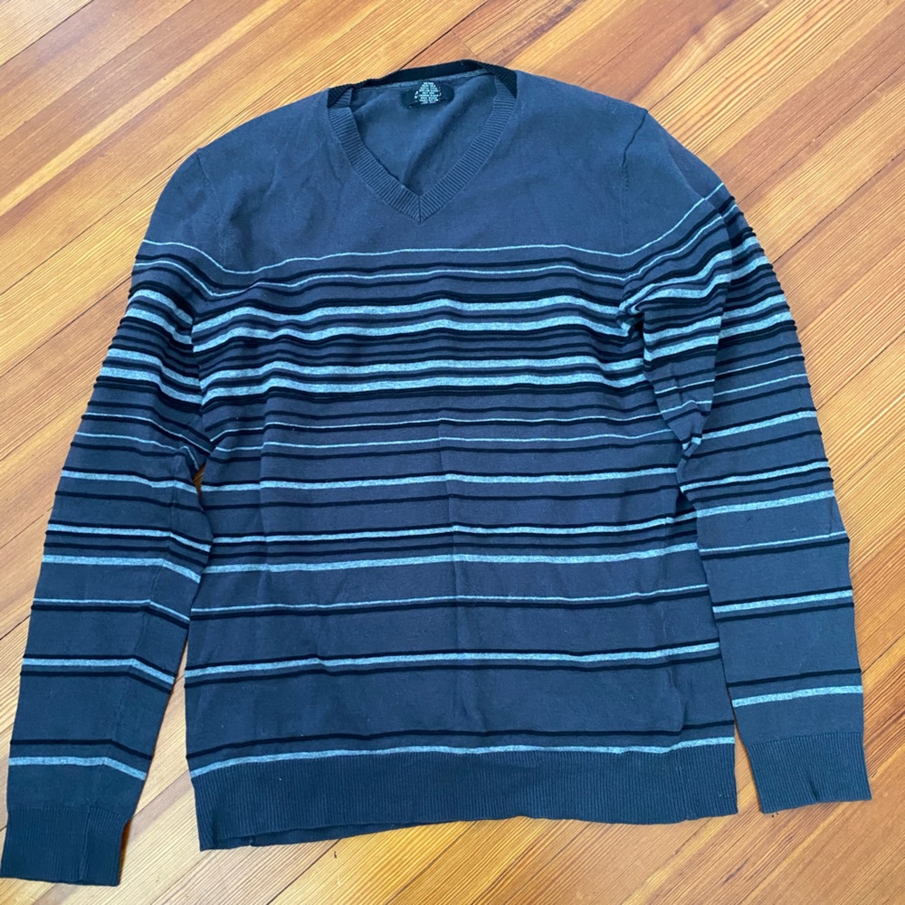 Alfani Mens striped sweater